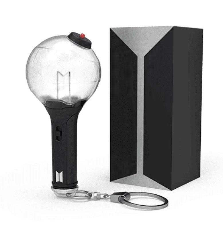 OFFICIAL BTS LIGHT STICK KEYRING VER 3.