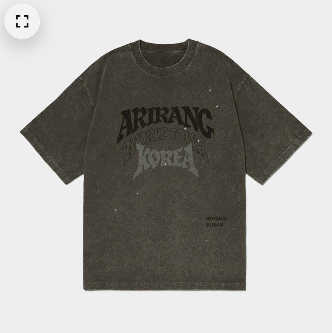 OFFICIAL BTS S/s tour t shirt (Korea)