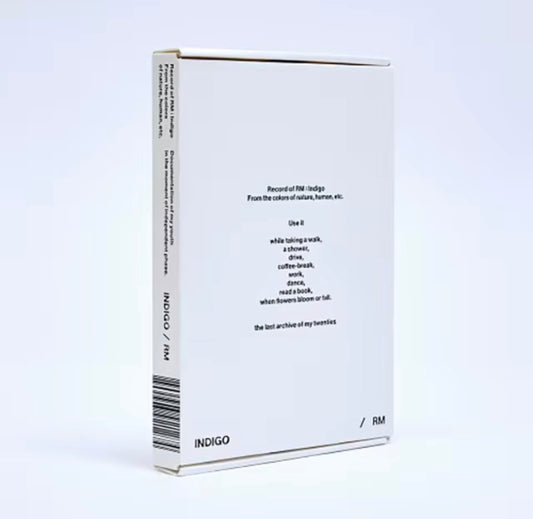 OFFICIAL BTS-RM INDIGO 1st album (book addition)