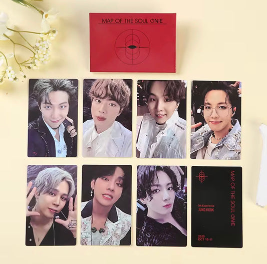 BTS map of the soul ON:E replica high quality photo card set