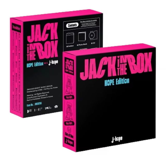 OFFICIAL BTS-J HOPE [JACK IN THE BOX] HOPE ADDITION ALBUM