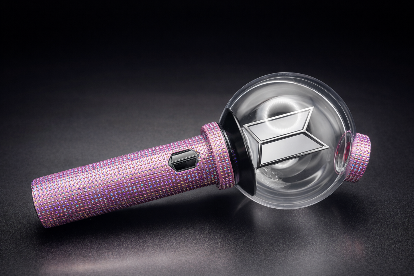 HANDMADE 3D PRINTED RHINESTONE SLEEVE FOR BTS LIGHTSTICK ARMY BOMB VER 4.