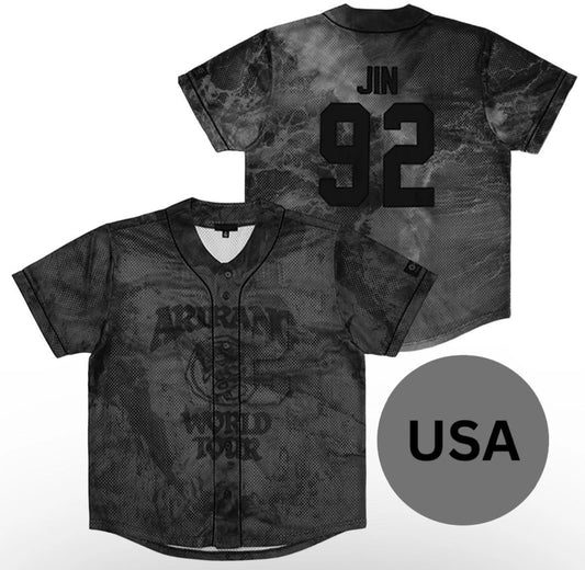 JIN Black jersey s/s