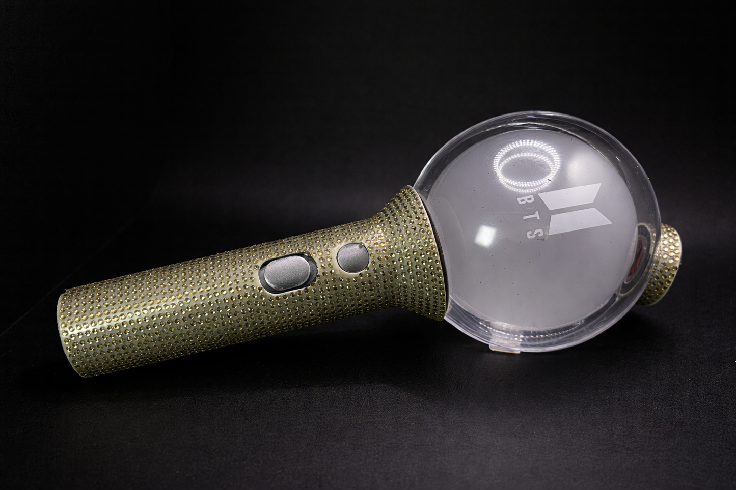3d printed BTS lightstick rhinestone sleeve and cap