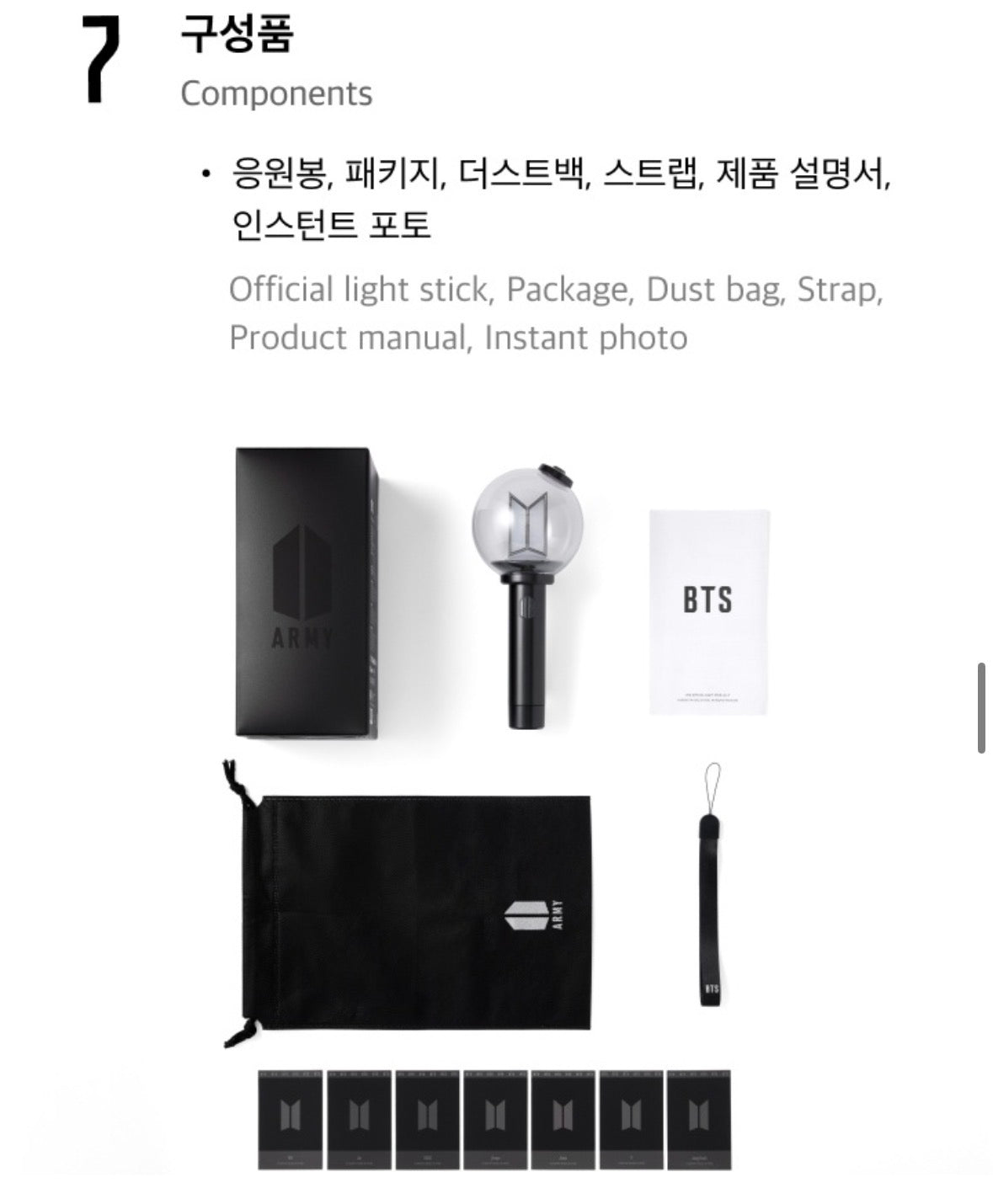 OFFICIAL BTS ver 4 lightstick(PRE ORDER)