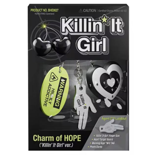 OFFICIAL BTS-J HOPE [CHARM OF HOPE] (keychain set) killin it girl ver.