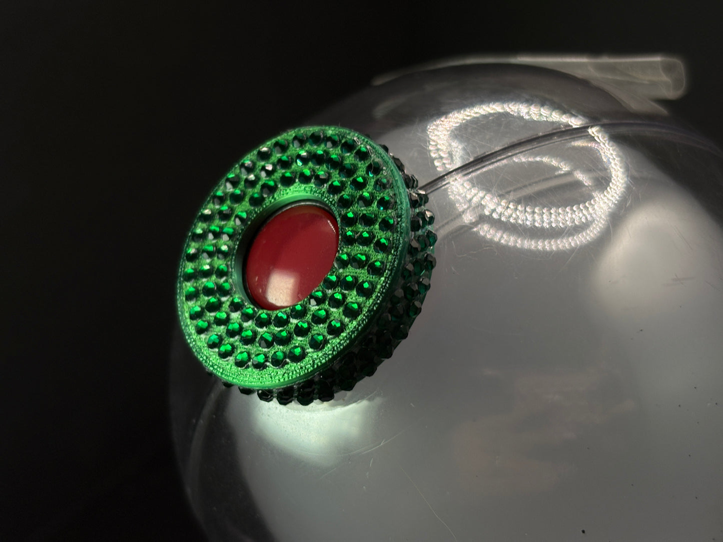 3d printed BTS lightstick rhinestone sleeve and cap