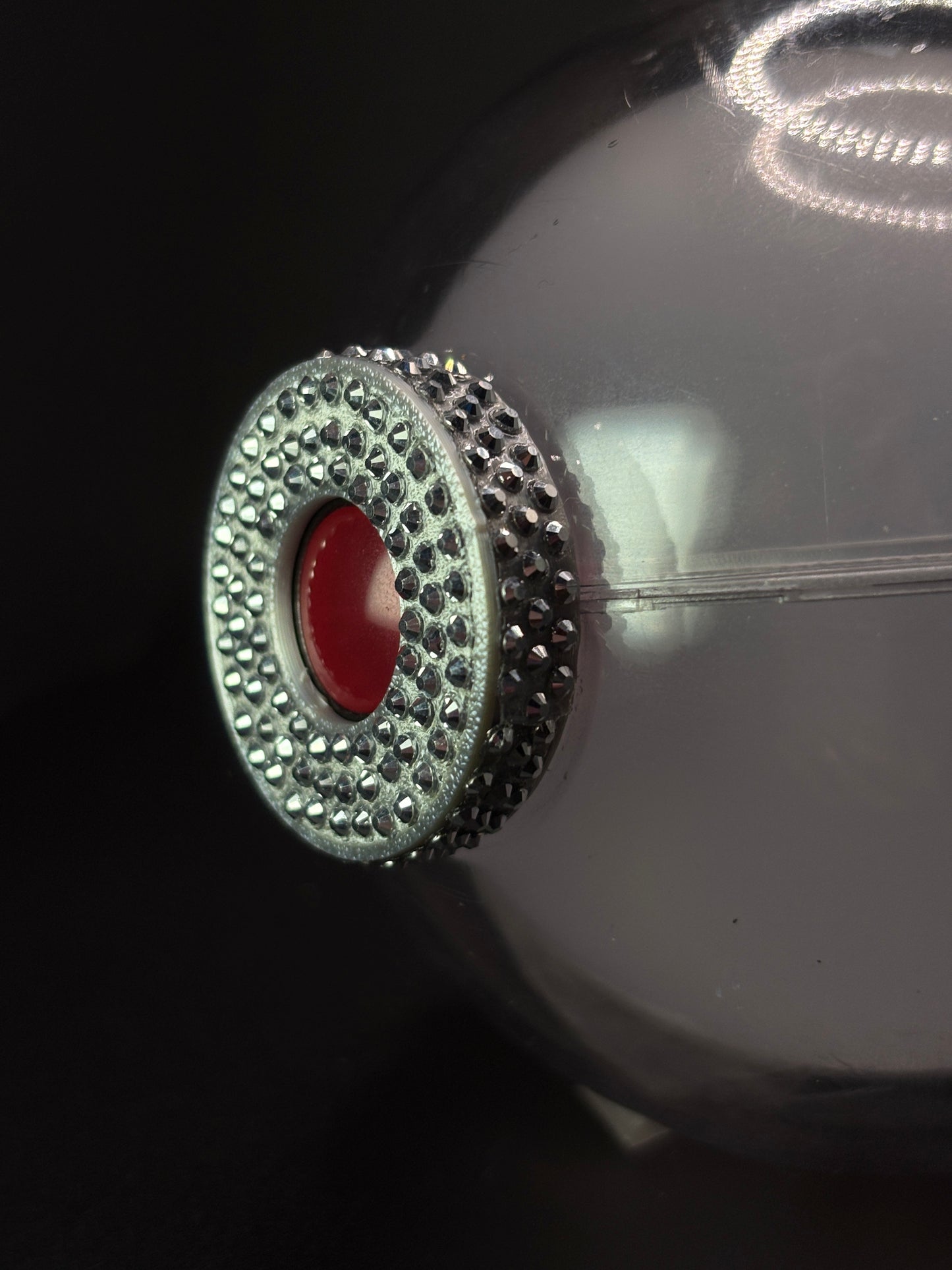 3d printed BTS lightstick rhinestone sleeve and cap