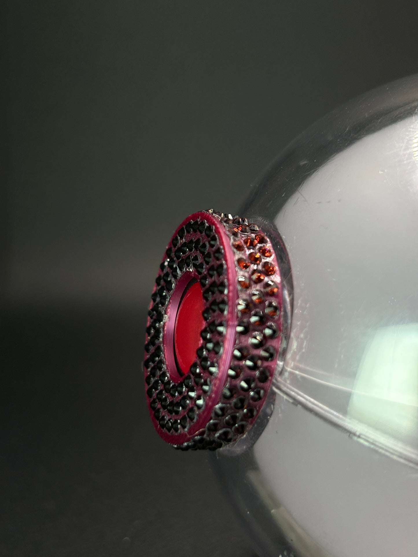 3d printed BTS lightstick rhinestone sleeve and cap